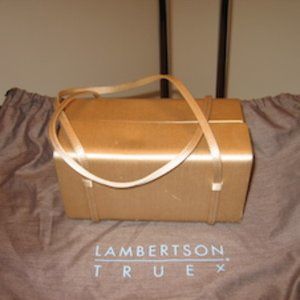 LAMBERSTON TRUEX-PALE SILK GOLD METALLIC SMALL BOX